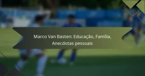 Marco Van Basten: Educação, Família, Anecdotas pessoais